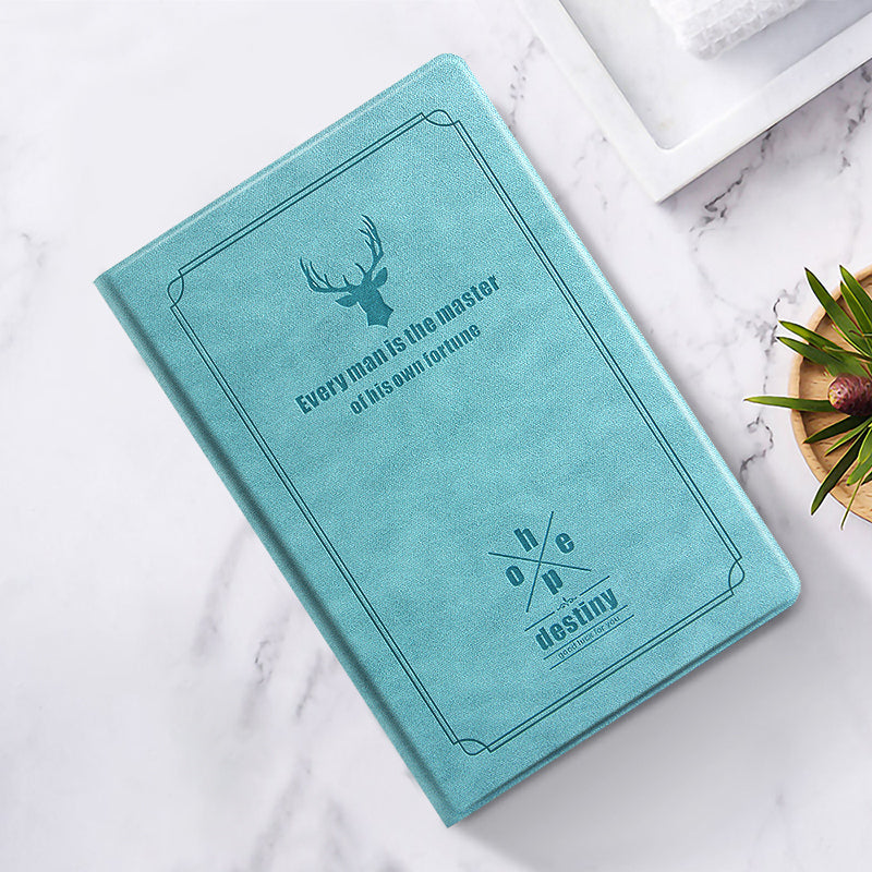 For Huawei Qingyun C7 Deer Pattern Tablet Case PU Leather + TPU Soft Grip Shockproof Stand Cover