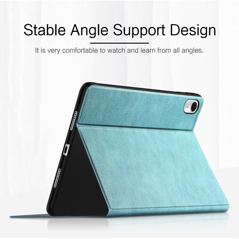 For Huawei Qingyun C7 Deer Pattern Tablet Case PU Leather + TPU Soft Grip Shockproof Stand Cover