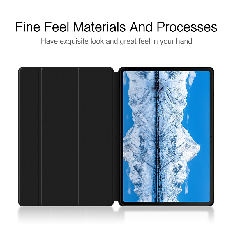 For Huawei Qingyun C7 Trifold Stand Tablet Case PU Leather Auto Sleep / Wake Smart Cover
