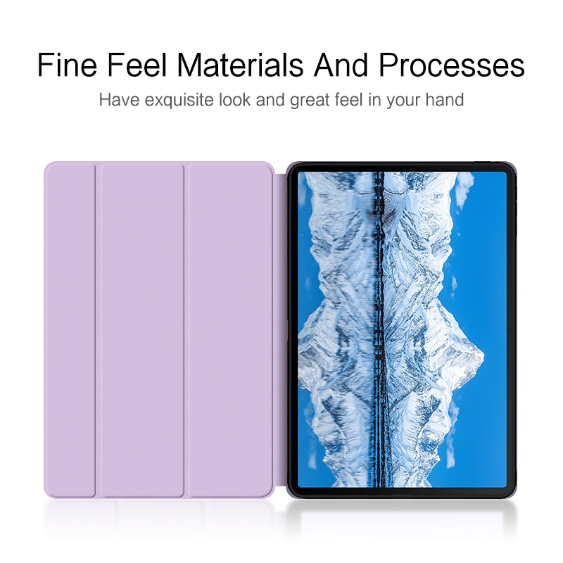 For Huawei Qingyun C7 Trifold Stand Tablet Case PU Leather Auto Sleep / Wake Smart Cover