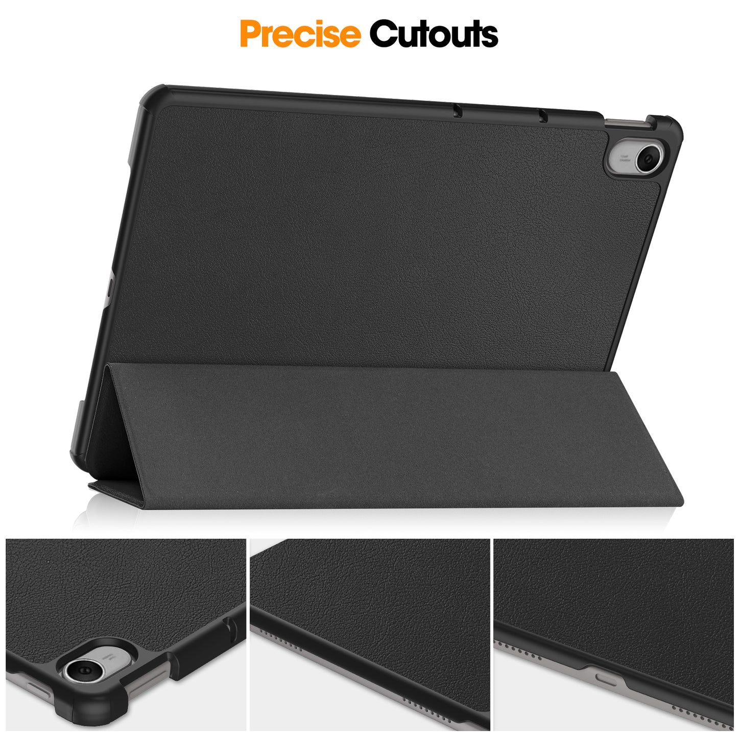For Huawei MatePad 11.5 Tri-fold Stand Tablet Case Auto Wake / Sleep Tablet Leather Cover