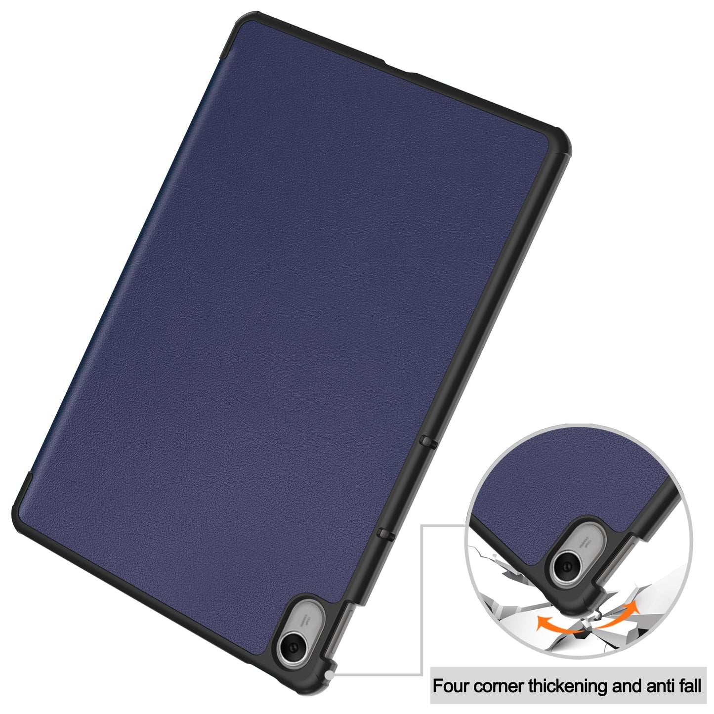 For Huawei MatePad 11.5 Tri-fold Stand Tablet Case Auto Wake / Sleep Tablet Leather Cover