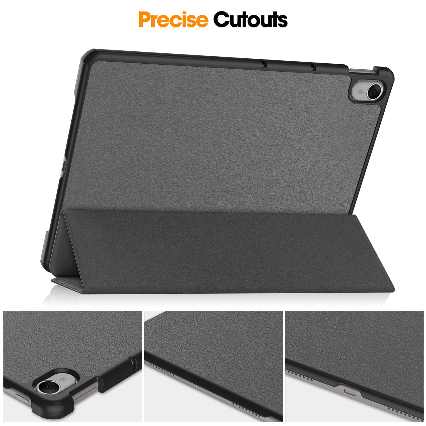 For Huawei MatePad 11.5 Tri-fold Stand Tablet Case Auto Wake / Sleep Tablet Leather Cover