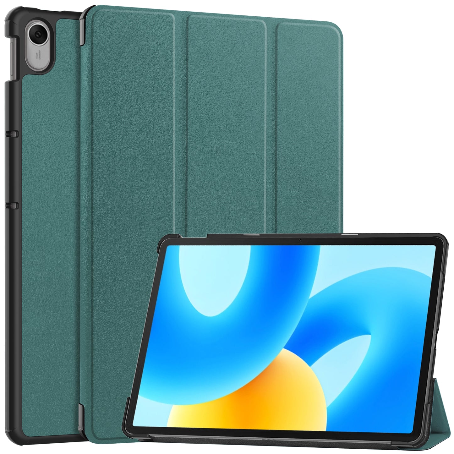 For Huawei MatePad 11.5 Tri-fold Stand Tablet Case Auto Wake / Sleep Tablet Leather Cover