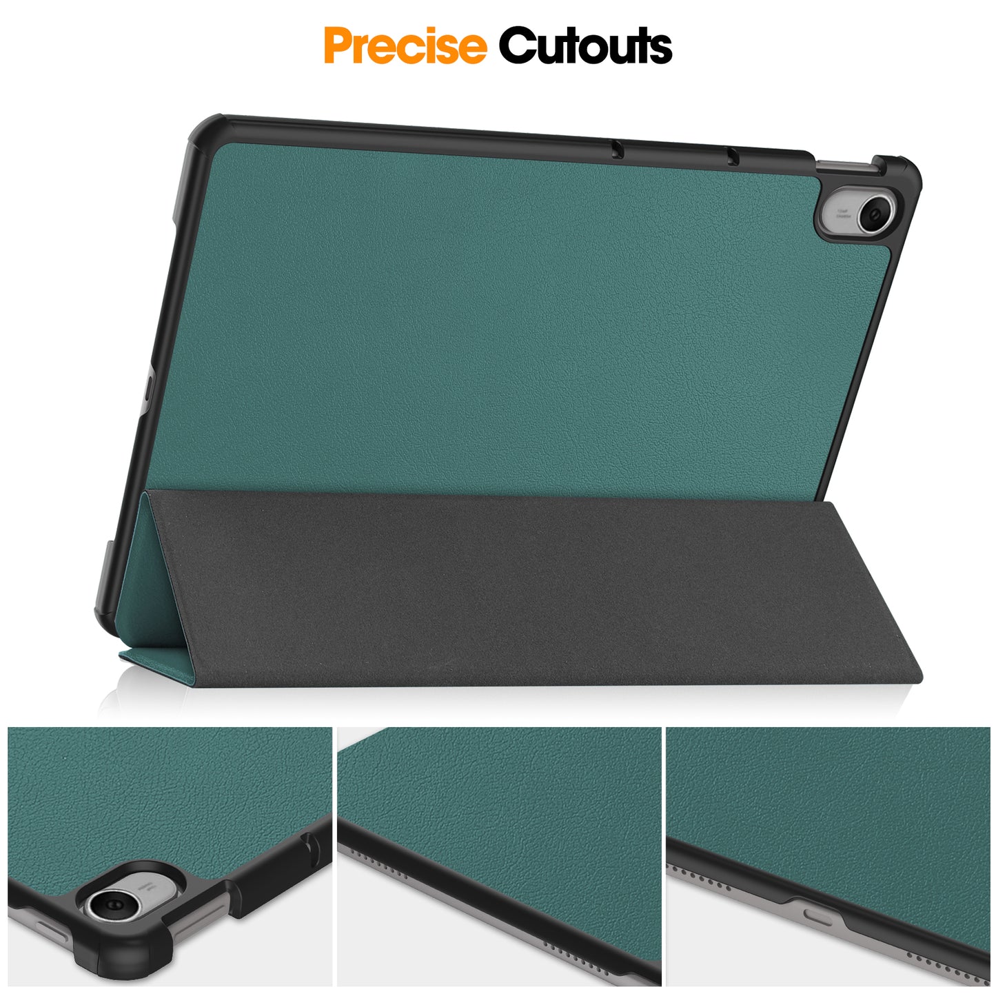 For Huawei MatePad 11.5 Tri-fold Stand Tablet Case Auto Wake / Sleep Tablet Leather Cover