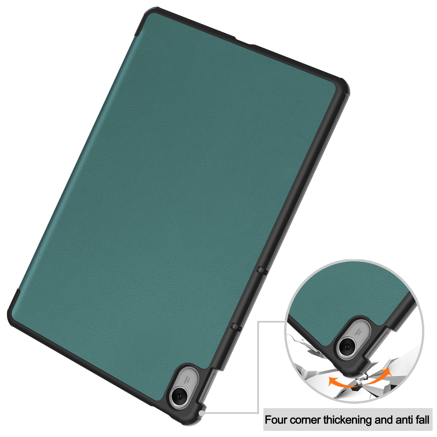 For Huawei MatePad 11.5 Tri-fold Stand Tablet Case Auto Wake / Sleep Tablet Leather Cover
