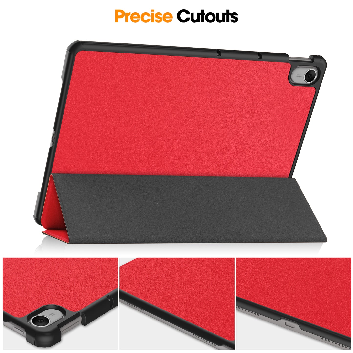 For Huawei MatePad 11.5 Tri-fold Stand Tablet Case Auto Wake / Sleep Tablet Leather Cover