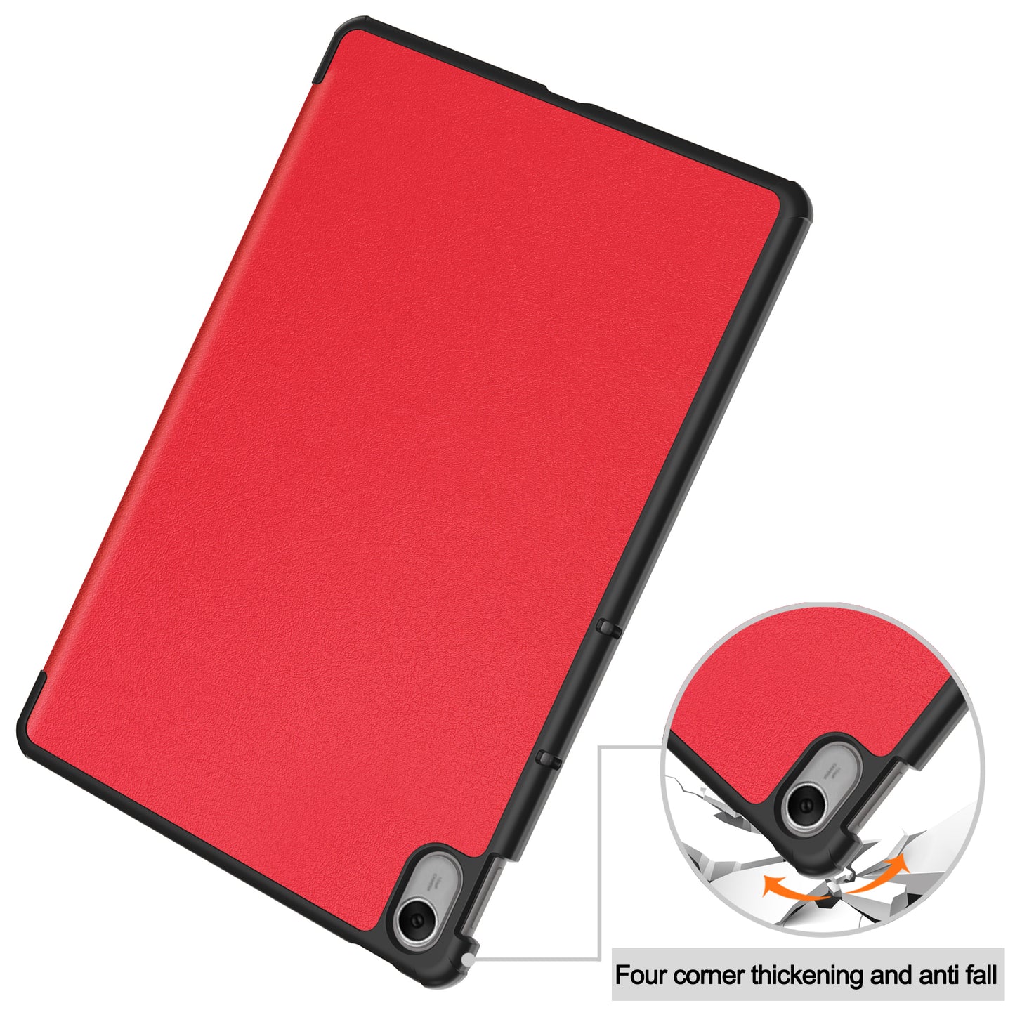 For Huawei MatePad 11.5 Tri-fold Stand Tablet Case Auto Wake / Sleep Tablet Leather Cover