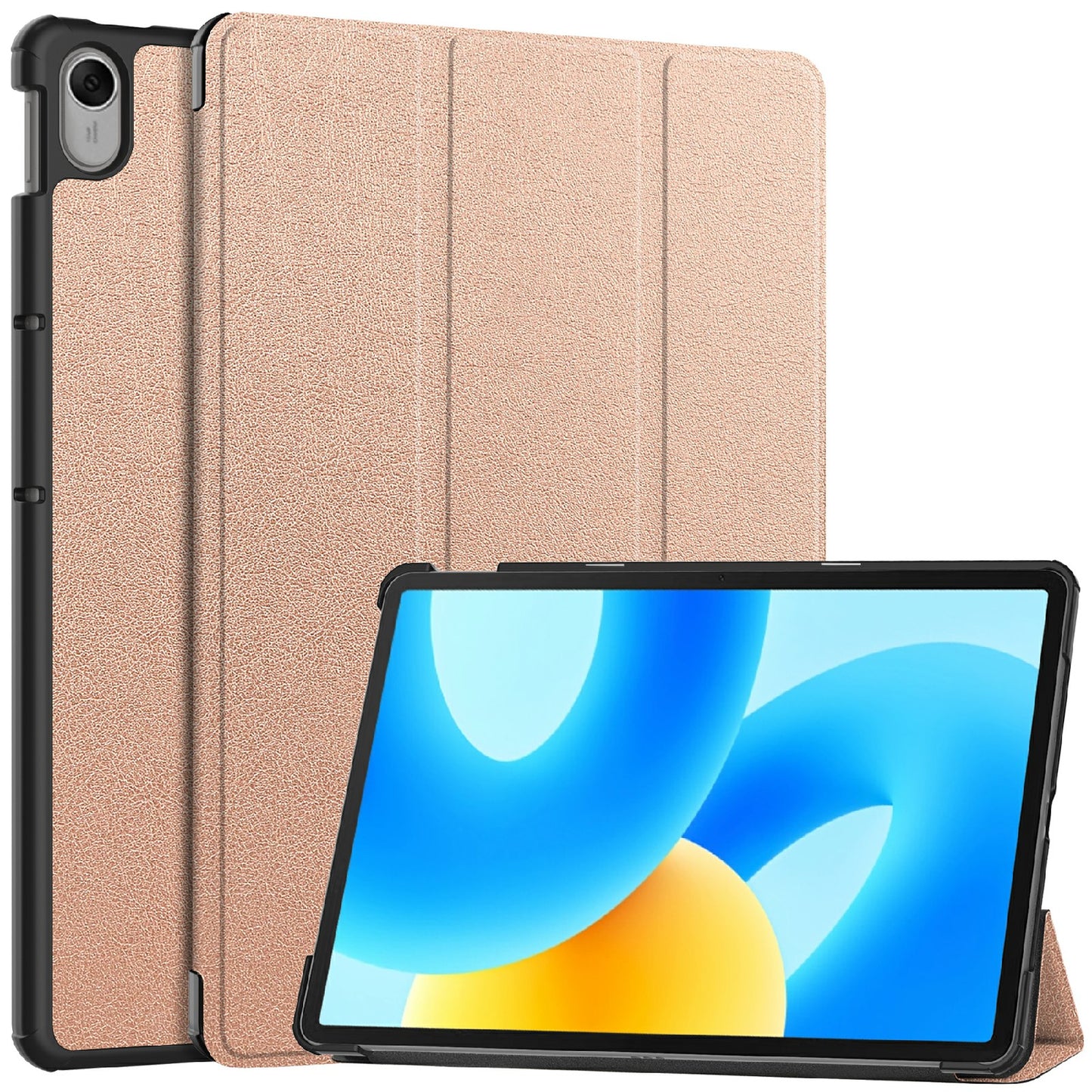 For Huawei MatePad 11.5 Tri-fold Stand Tablet Case Auto Wake / Sleep Tablet Leather Cover