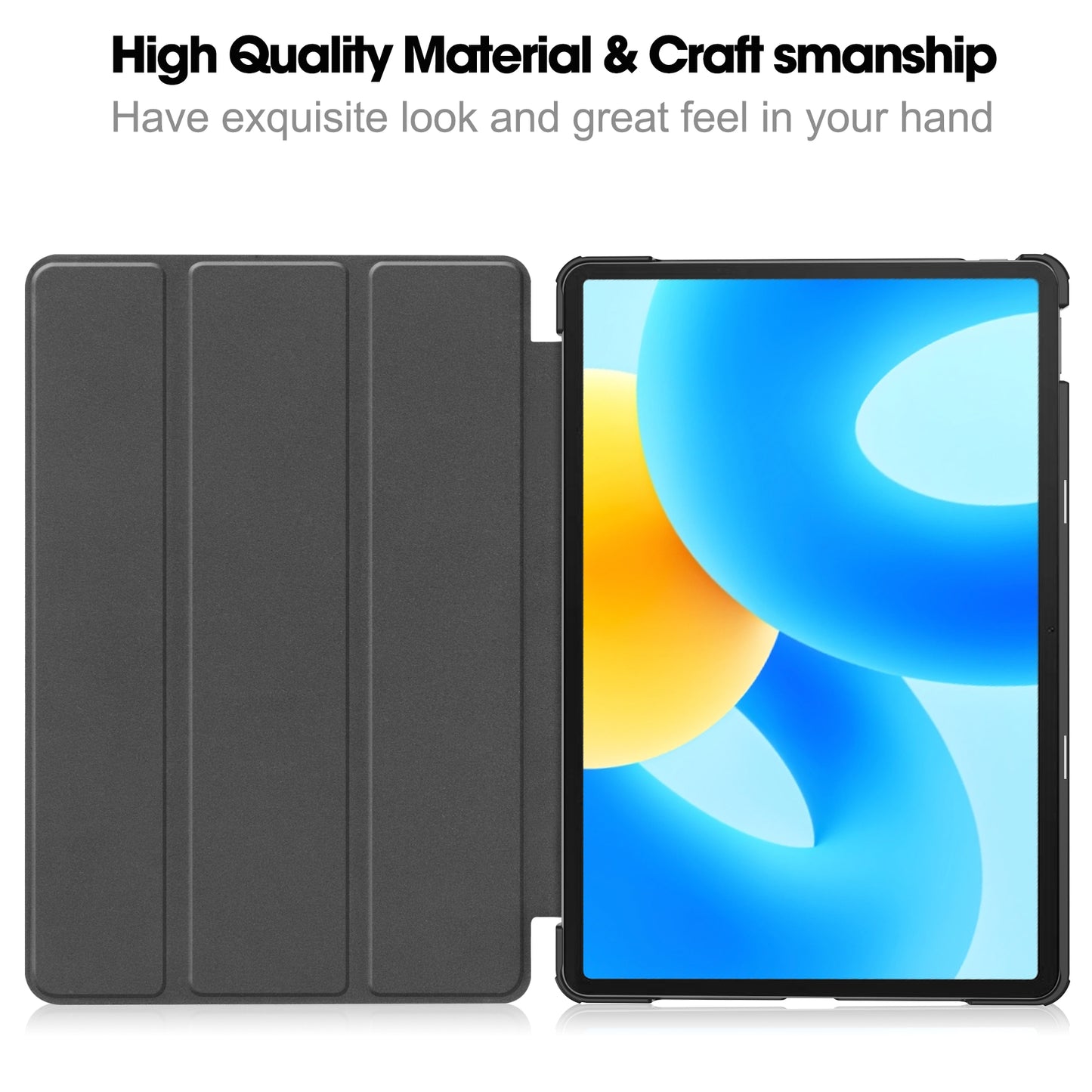 For Huawei MatePad 11.5 Tri-fold Stand Tablet Case Auto Wake / Sleep Tablet Leather Cover
