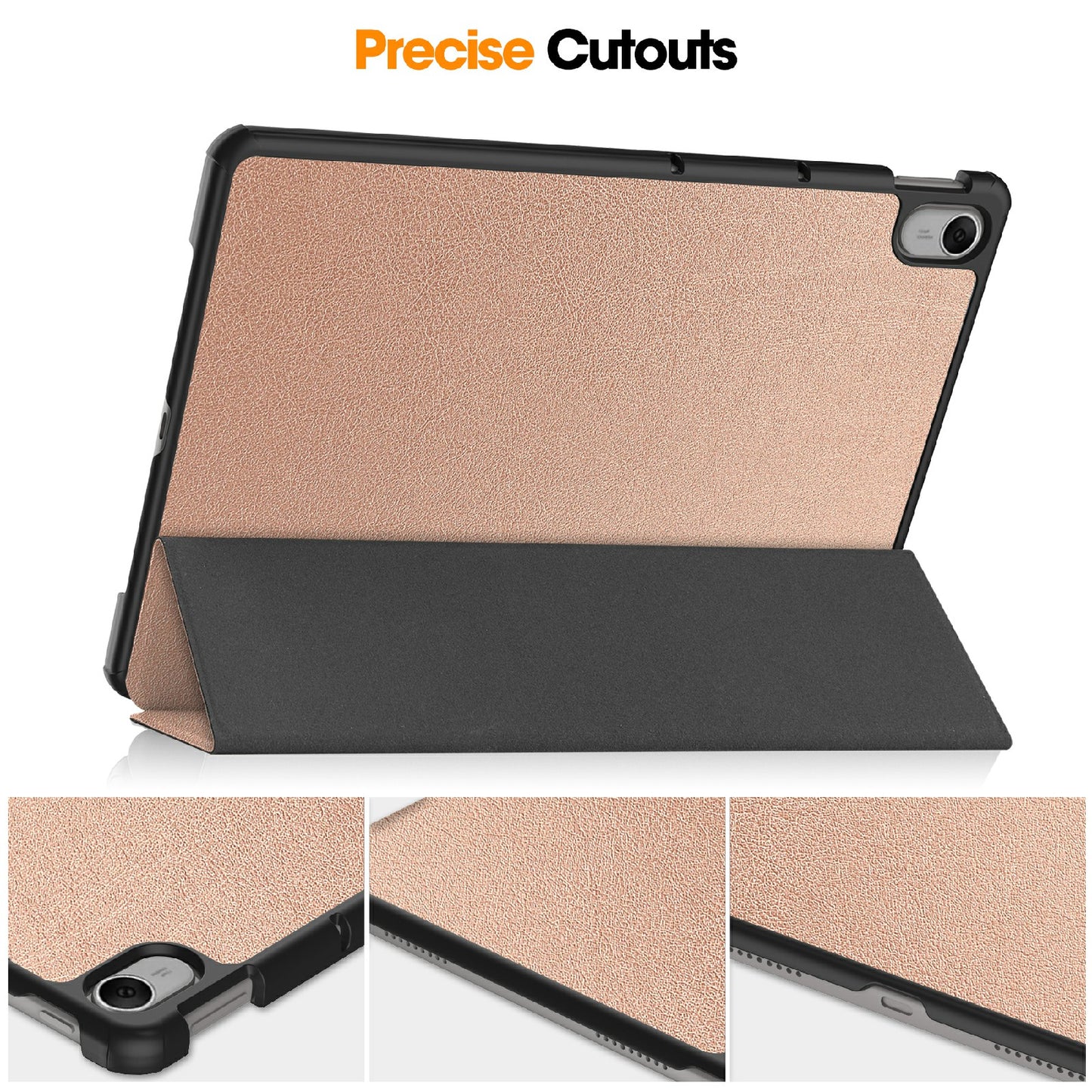 For Huawei MatePad 11.5 Tri-fold Stand Tablet Case Auto Wake / Sleep Tablet Leather Cover