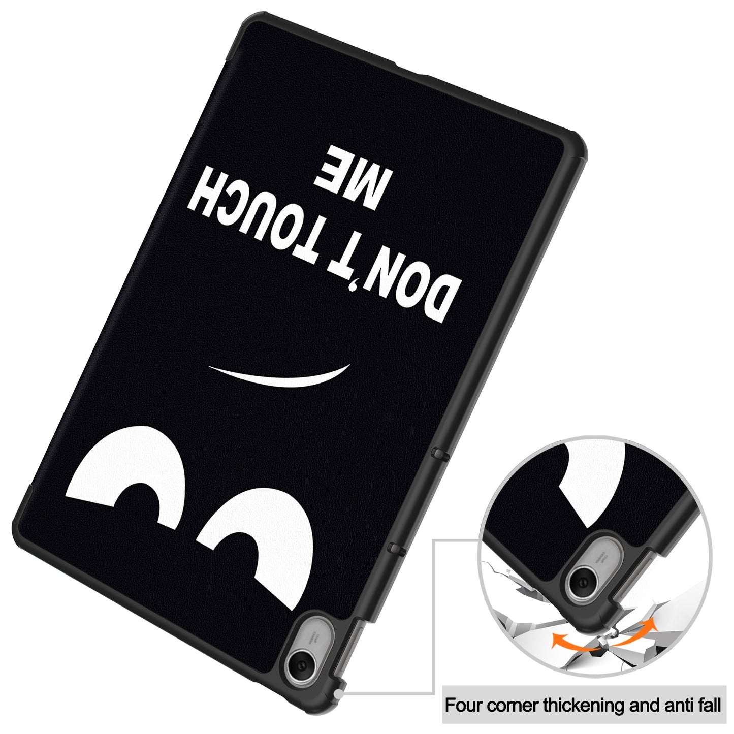 For Huawei MatePad 11.5 Tri-fold Stand Tablet Cover Pattern Printing PU Leather Tablet Case