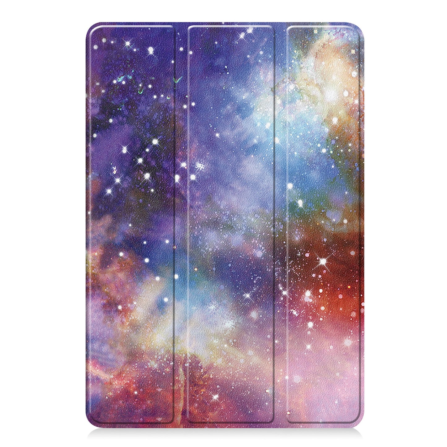 For Amazon Fire HD 10 (2023) PU Leather Tablet Case Tri-fold Stand Pattern Printing Tablet Cover