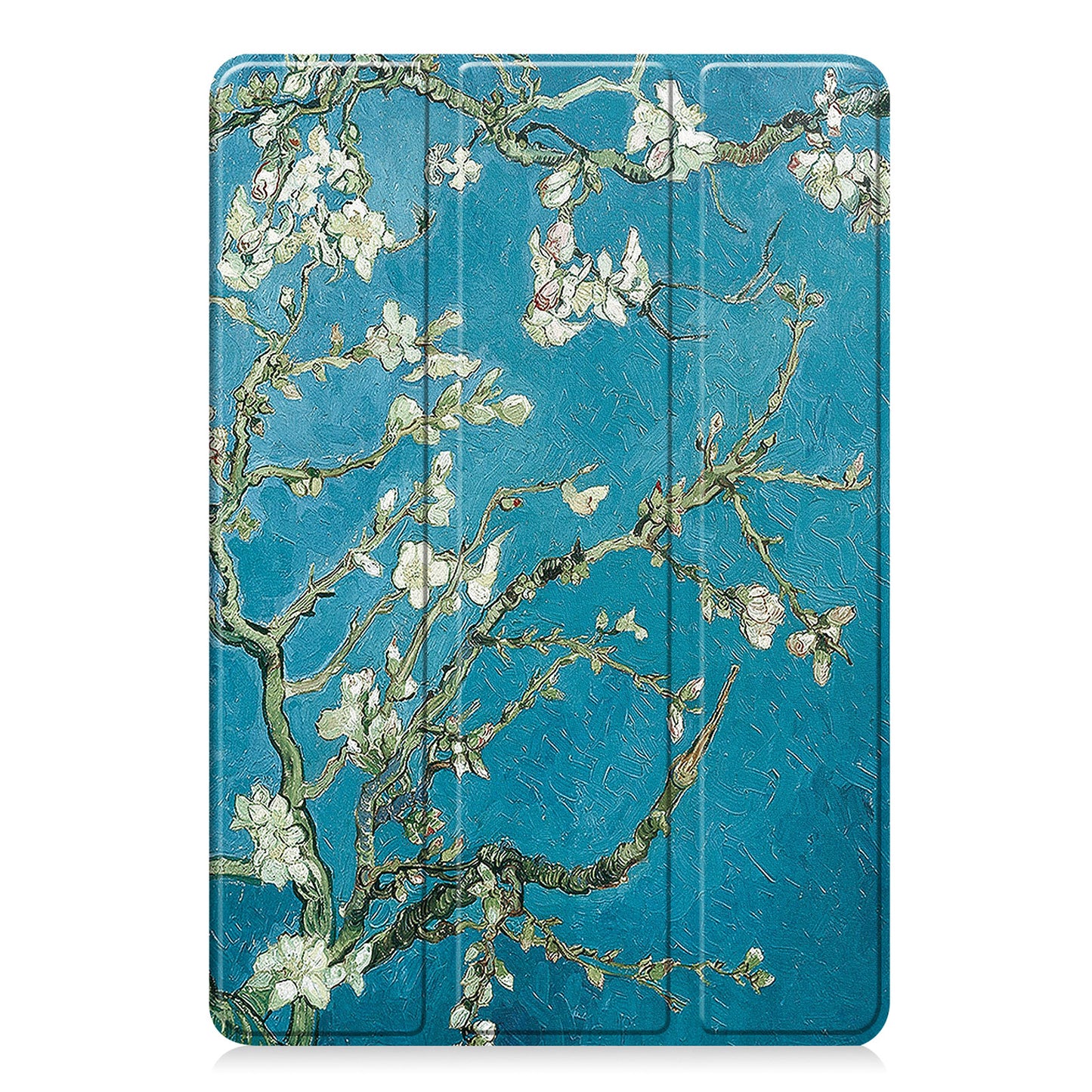 For Amazon Fire HD 10 (2023) PU Leather Tablet Case Tri-fold Stand Pattern Printing Tablet Cover