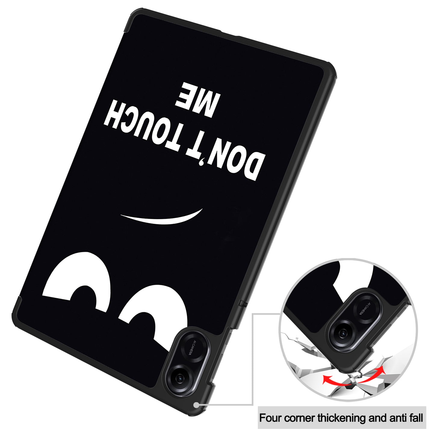 For Honor Pad X8 Pro Trifold Stand Smart Tablet Case Pattern Printing PU Leather Cover