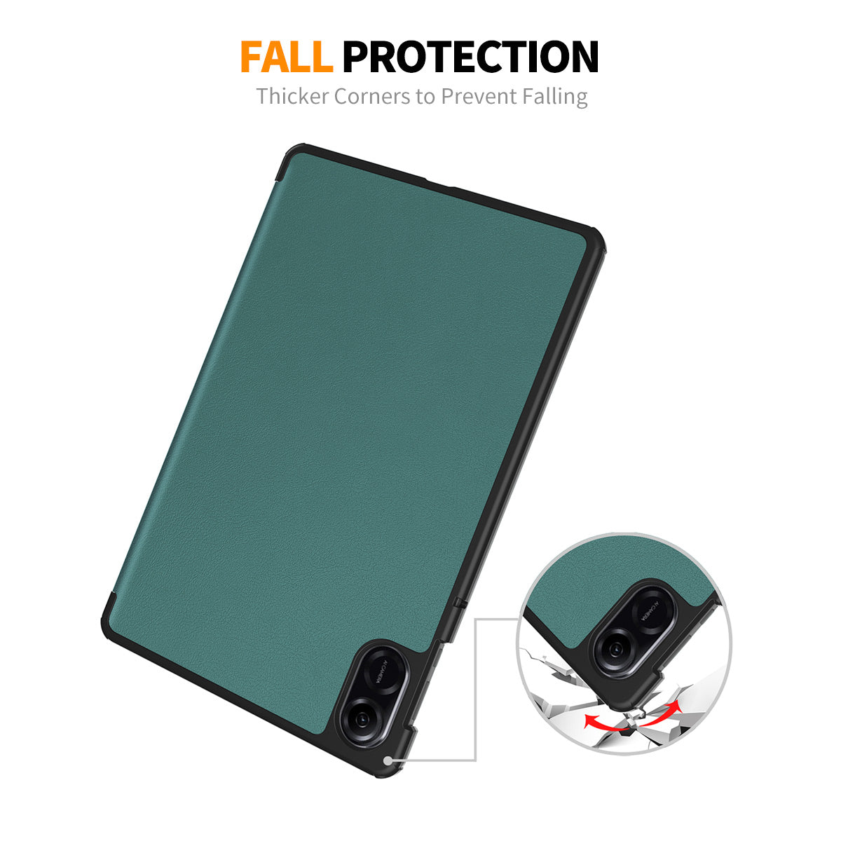 ENKAY HAT PRINCE Protective Cover for Honor Pad X8 Pro / X9 , Trifold Stand PU Leather+PC Smart Tablet Case