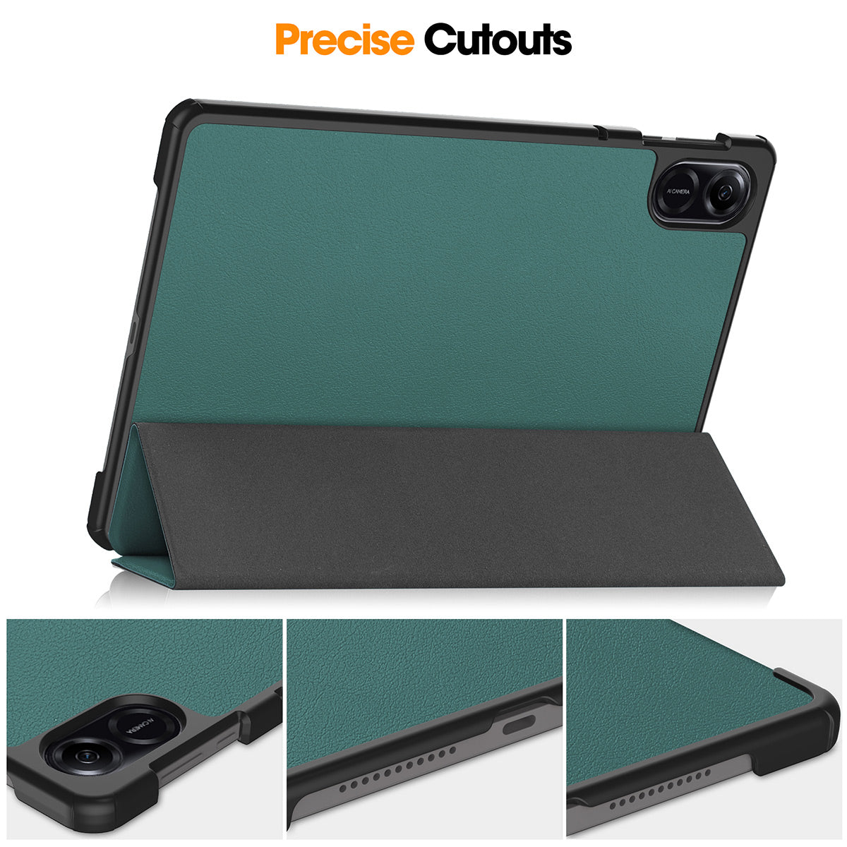 ENKAY HAT PRINCE Protective Cover for Honor Pad X8 Pro / X9 , Trifold Stand PU Leather+PC Smart Tablet Case