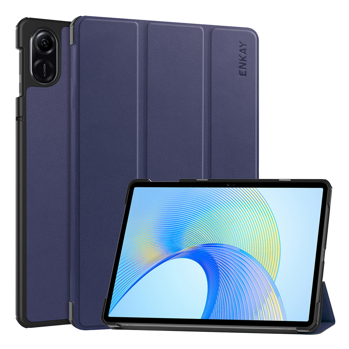 ENKAY HAT PRINCE Protective Cover for Honor Pad X8 Pro / X9 , Trifold Stand PU Leather+PC Smart Tablet Case