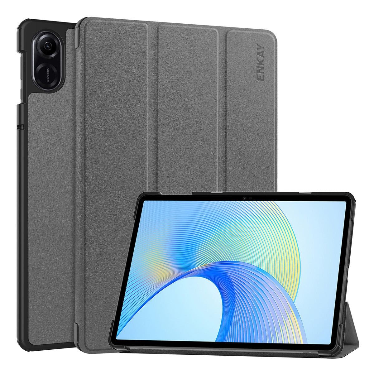 ENKAY HAT PRINCE Protective Cover for Honor Pad X8 Pro / X9 , Trifold Stand PU Leather+PC Smart Tablet Case