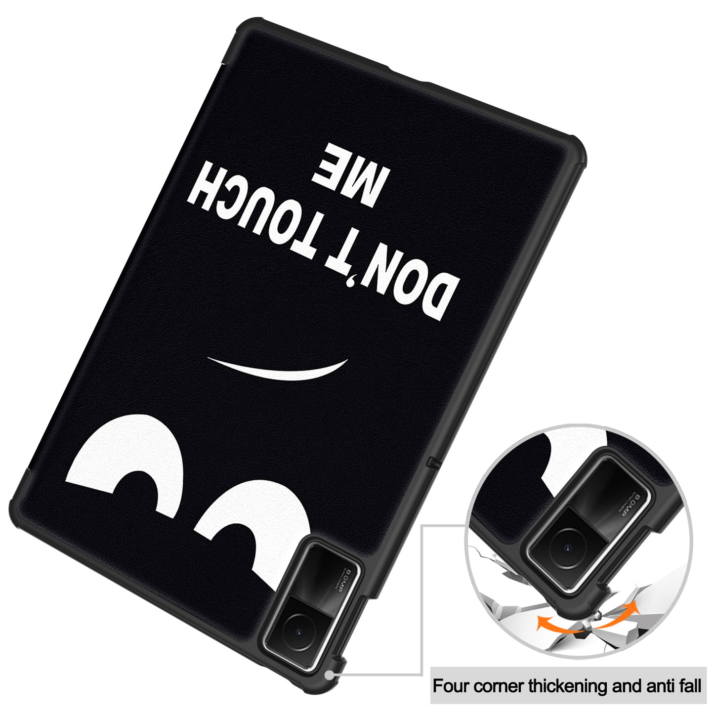 For Xiaomi Redmi Pad SE PU Leather Tablet Case Pattern Printing Tablet Cover with Tri-fold Stand