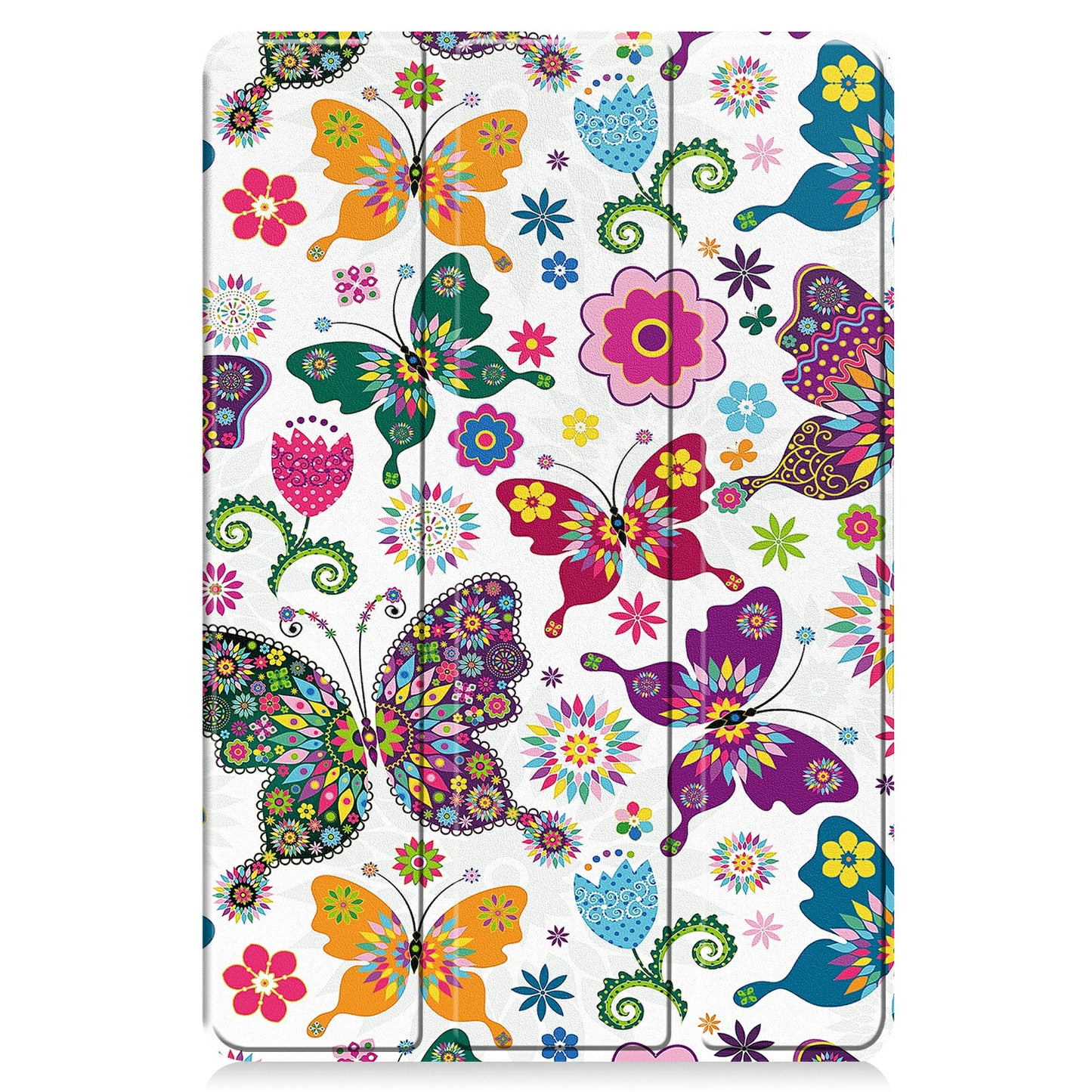 For Xiaomi Redmi Pad SE PU Leather Tablet Case Pattern Printing Tablet Cover with Tri-fold Stand