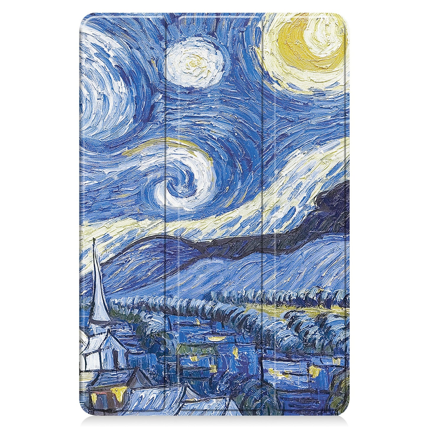 For Xiaomi Redmi Pad SE PU Leather Tablet Case Pattern Printing Tablet Cover with Tri-fold Stand