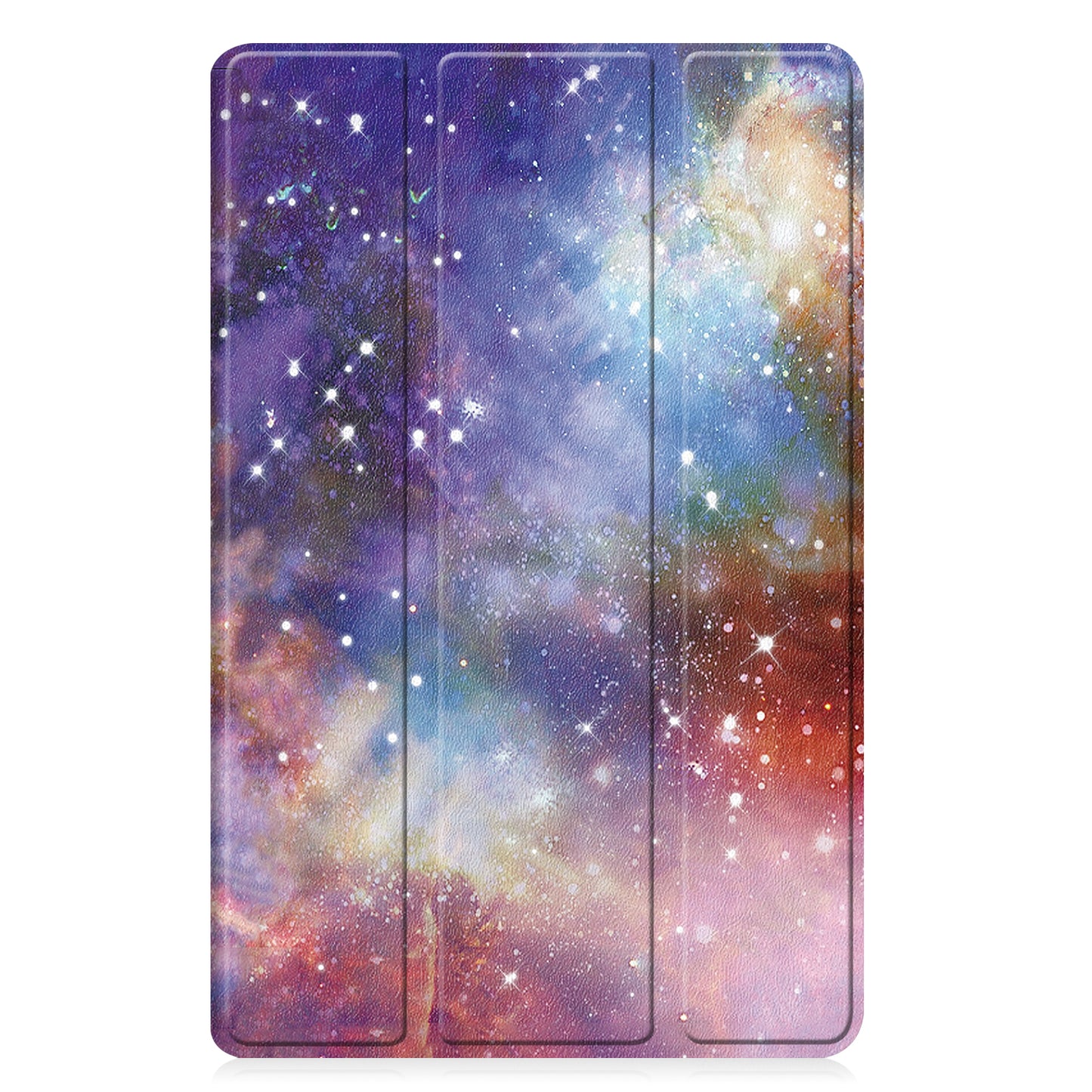 For Samsung Galaxy Tab A9+ Trifold Stand Tablet Case PU Leather Pattern Printing Smart Protective Cover