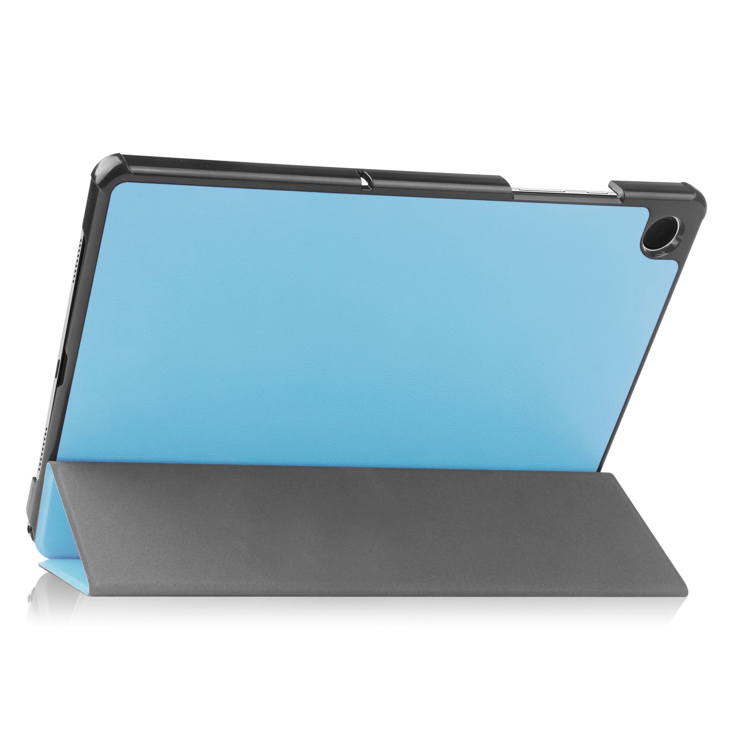 For Samsung Galaxy Tab A9+ PU Leather Tablet Case Tri-fold Stand Cover with Auto Sleep / Wake