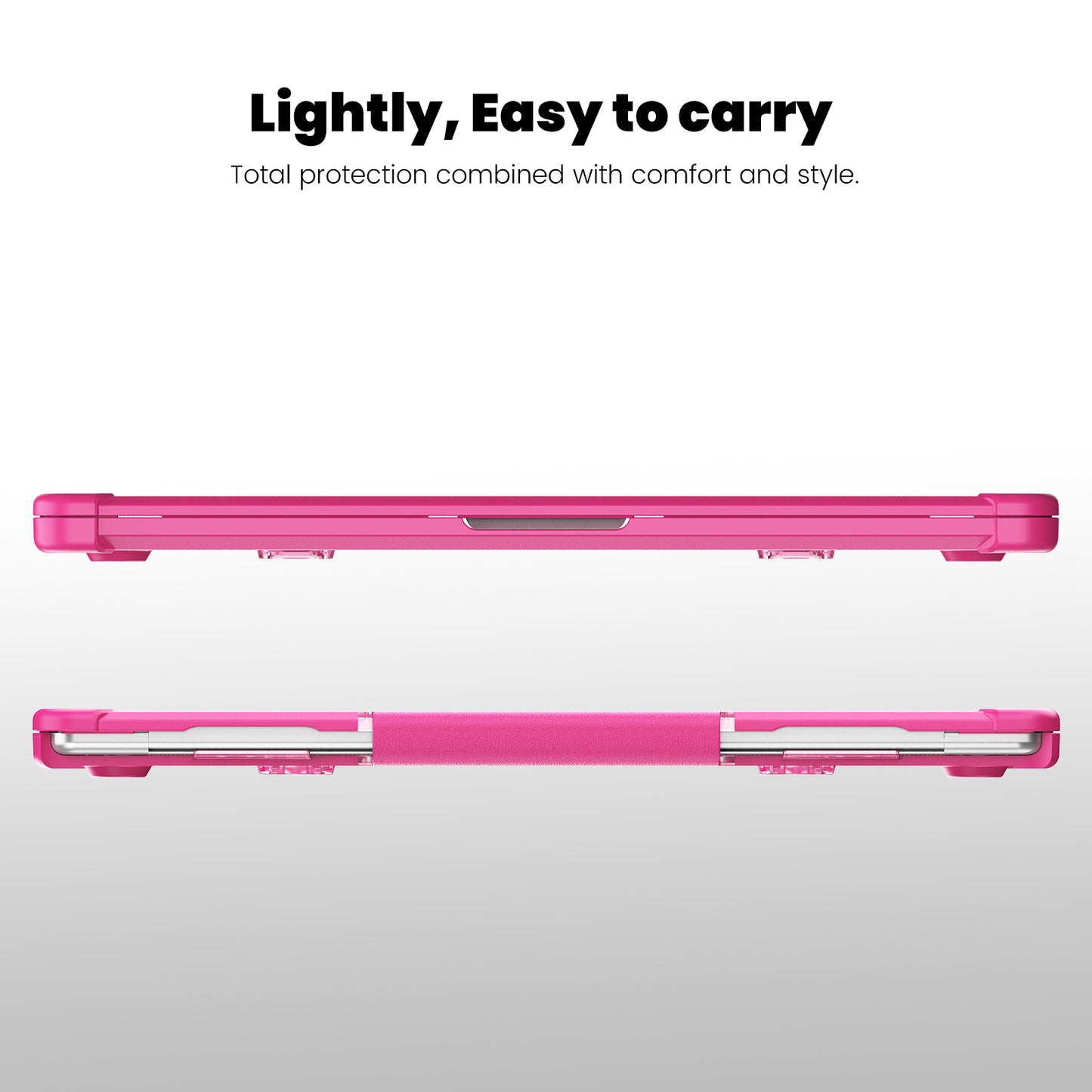 For Macbook Air 15 inch (2023) M2 A2941 PC+TPU Laptop Case Heat Dissipation Kickstand Non-slip Notebook Cover