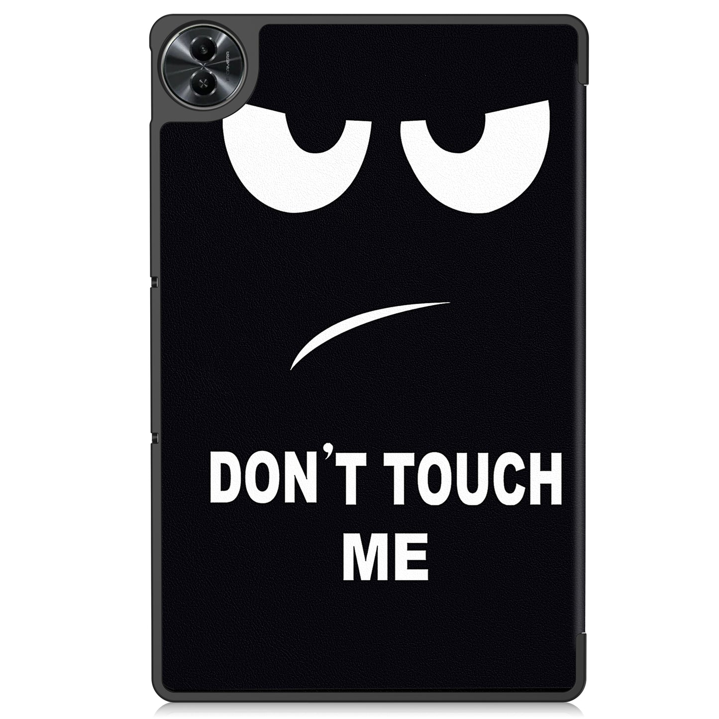 For Realme Pad 2 PU Leather Trifold Stand Cover Pattern Printing Protective Tablet Case