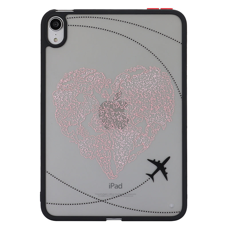 Skin-touch Pattern Printing Tablet Case for iPad mini (2021) , PC+TPU Anti-scratch Tablet Cover