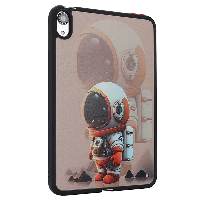Skin-touch Pattern Printing Tablet Case for iPad mini (2021) , PC+TPU Anti-scratch Tablet Cover