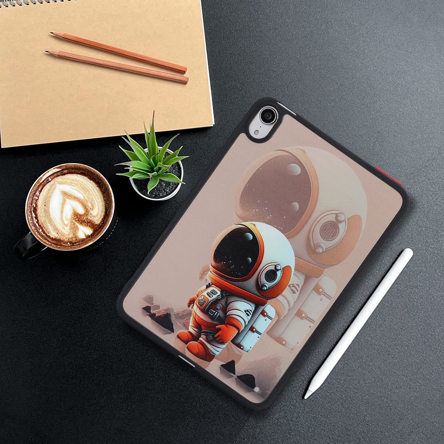Skin-touch Pattern Printing Tablet Case for iPad mini (2021) , PC+TPU Anti-scratch Tablet Cover