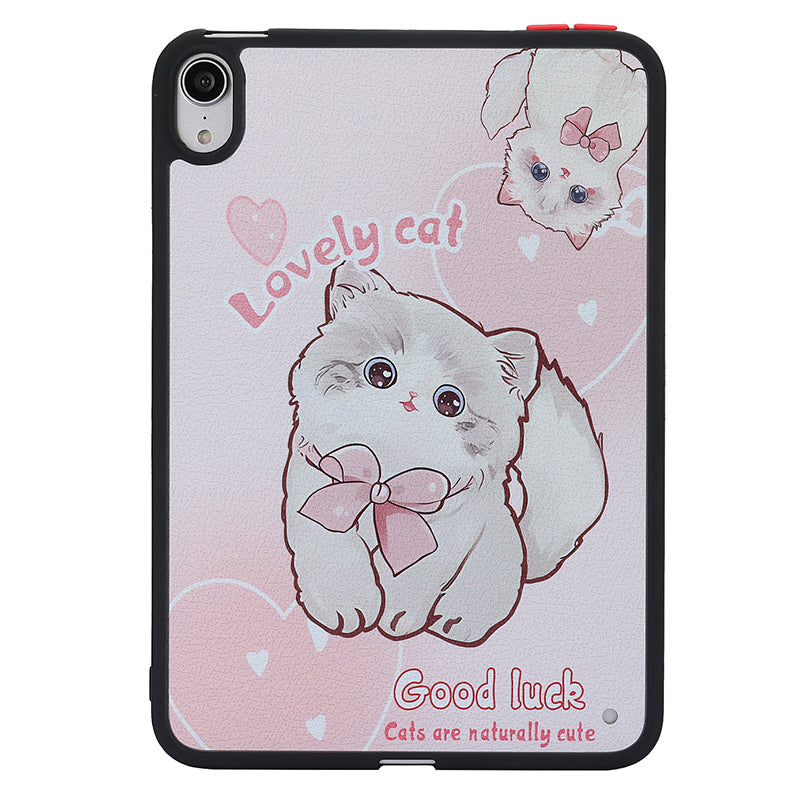 Skin-touch Pattern Printing Tablet Case for iPad mini (2021) , PC+TPU Anti-scratch Tablet Cover