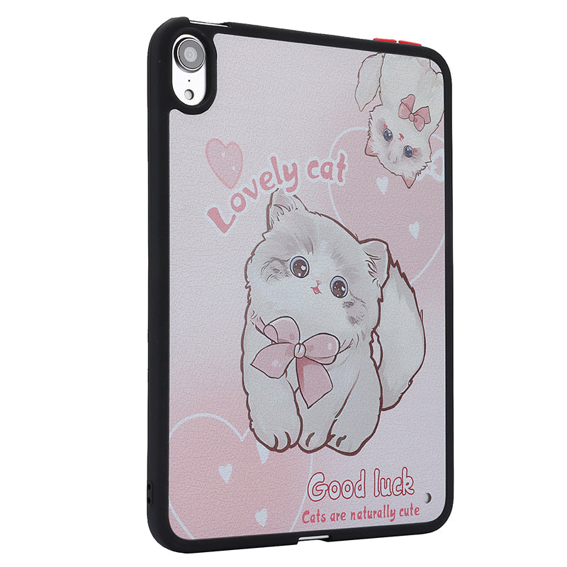 Skin-touch Pattern Printing Tablet Case for iPad mini (2021) , PC+TPU Anti-scratch Tablet Cover