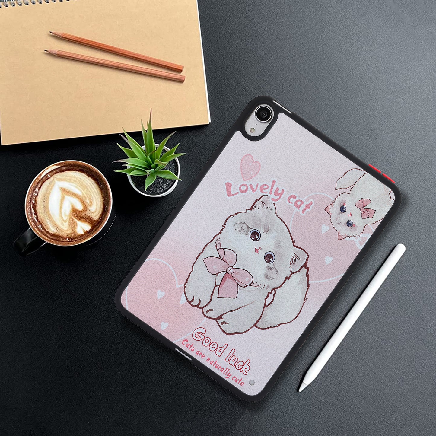 Skin-touch Pattern Printing Tablet Case for iPad mini (2021) , PC+TPU Anti-scratch Tablet Cover