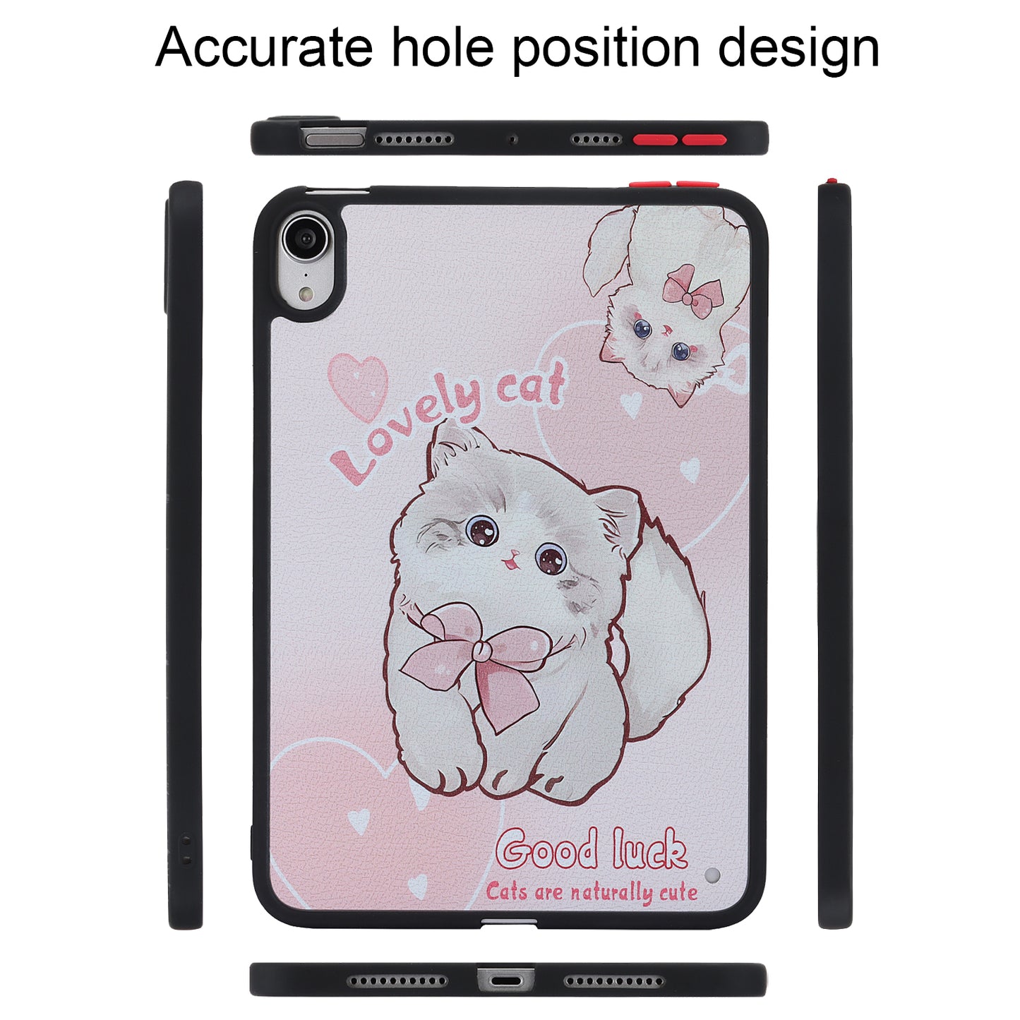 Skin-touch Pattern Printing Tablet Case for iPad mini (2021) , PC+TPU Anti-scratch Tablet Cover