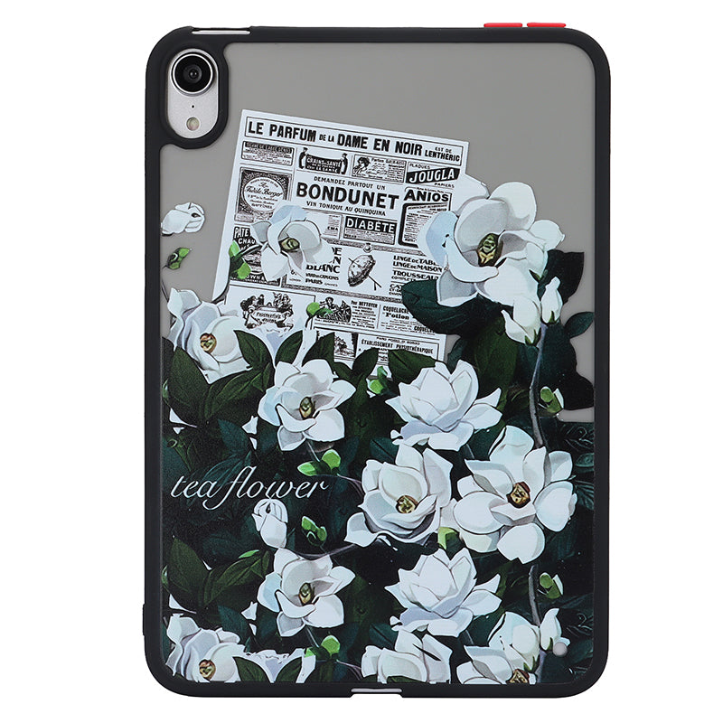 Skin-touch Pattern Printing Tablet Case for iPad mini (2021) , PC+TPU Anti-scratch Tablet Cover
