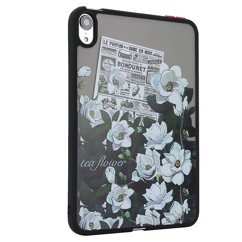 Skin-touch Pattern Printing Tablet Case for iPad mini (2021) , PC+TPU Anti-scratch Tablet Cover