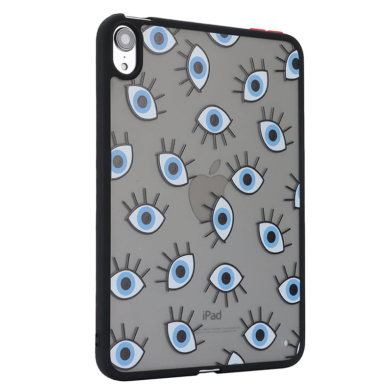 Skin-touch Pattern Printing Tablet Case for iPad mini (2021) , PC+TPU Anti-scratch Tablet Cover
