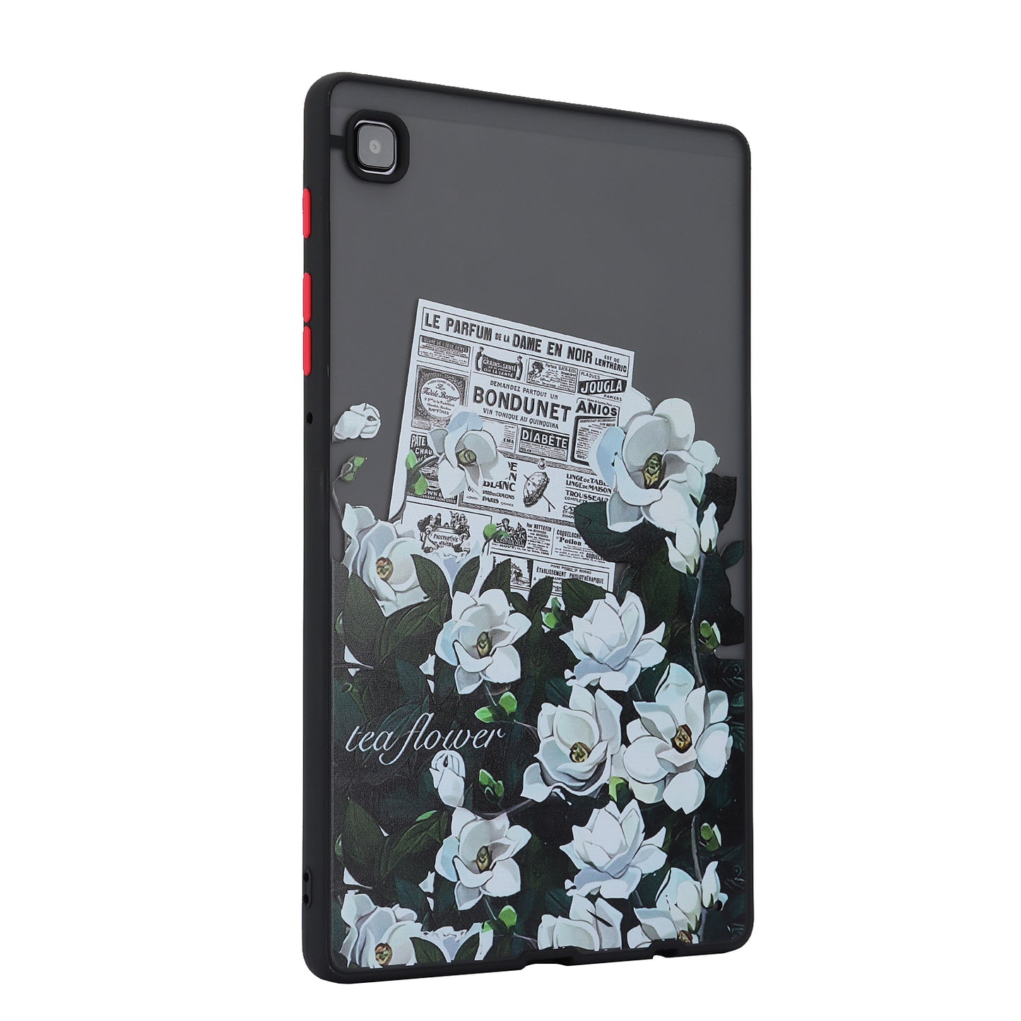 For Samsung Galaxy Tab A7 Lite 8.7-inch T225 T220 Tablet Case Skin-touch Pattern Printing PC+TPU Cover