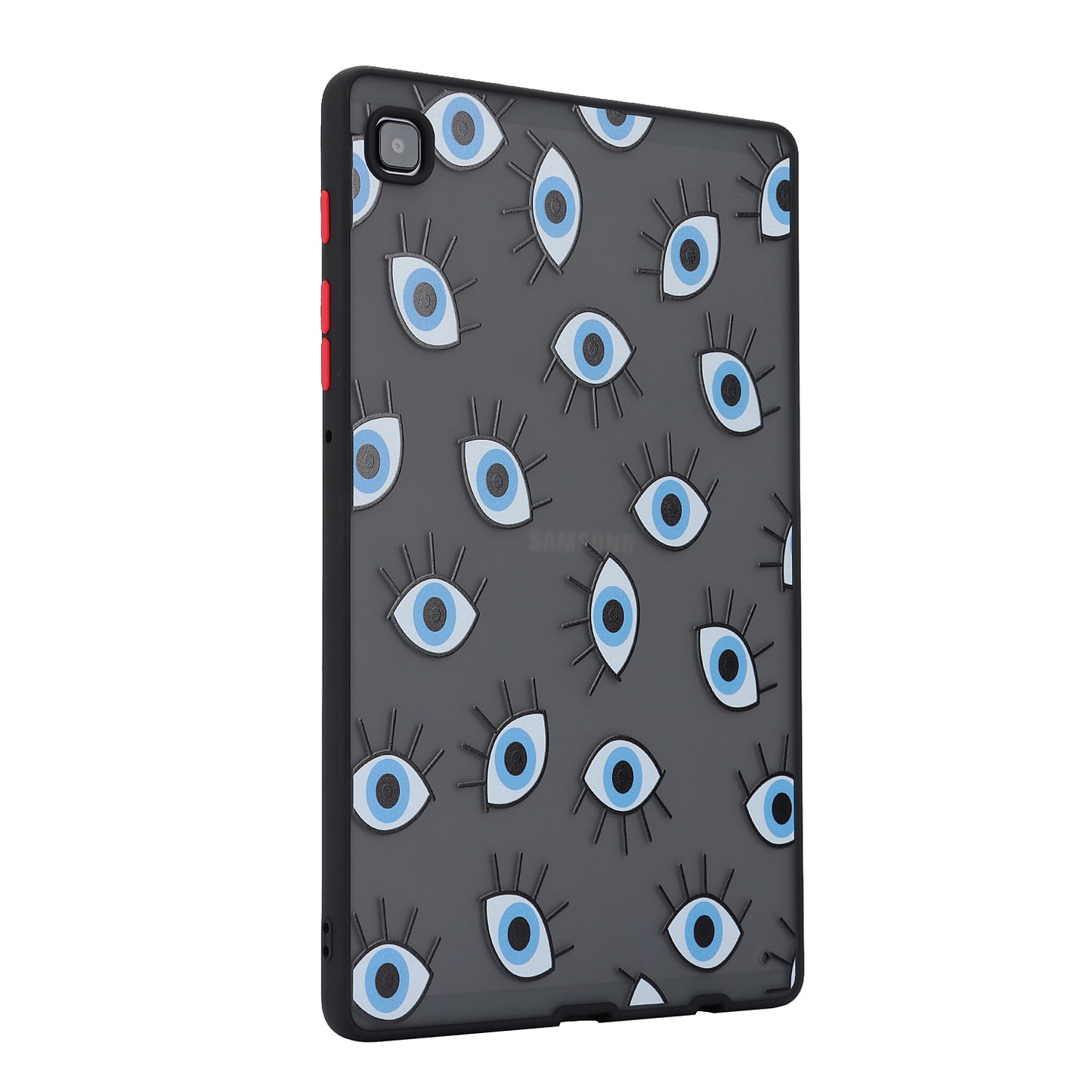 For Samsung Galaxy Tab A7 Lite 8.7-inch T225 T220 Tablet Case Skin-touch Pattern Printing PC+TPU Cover