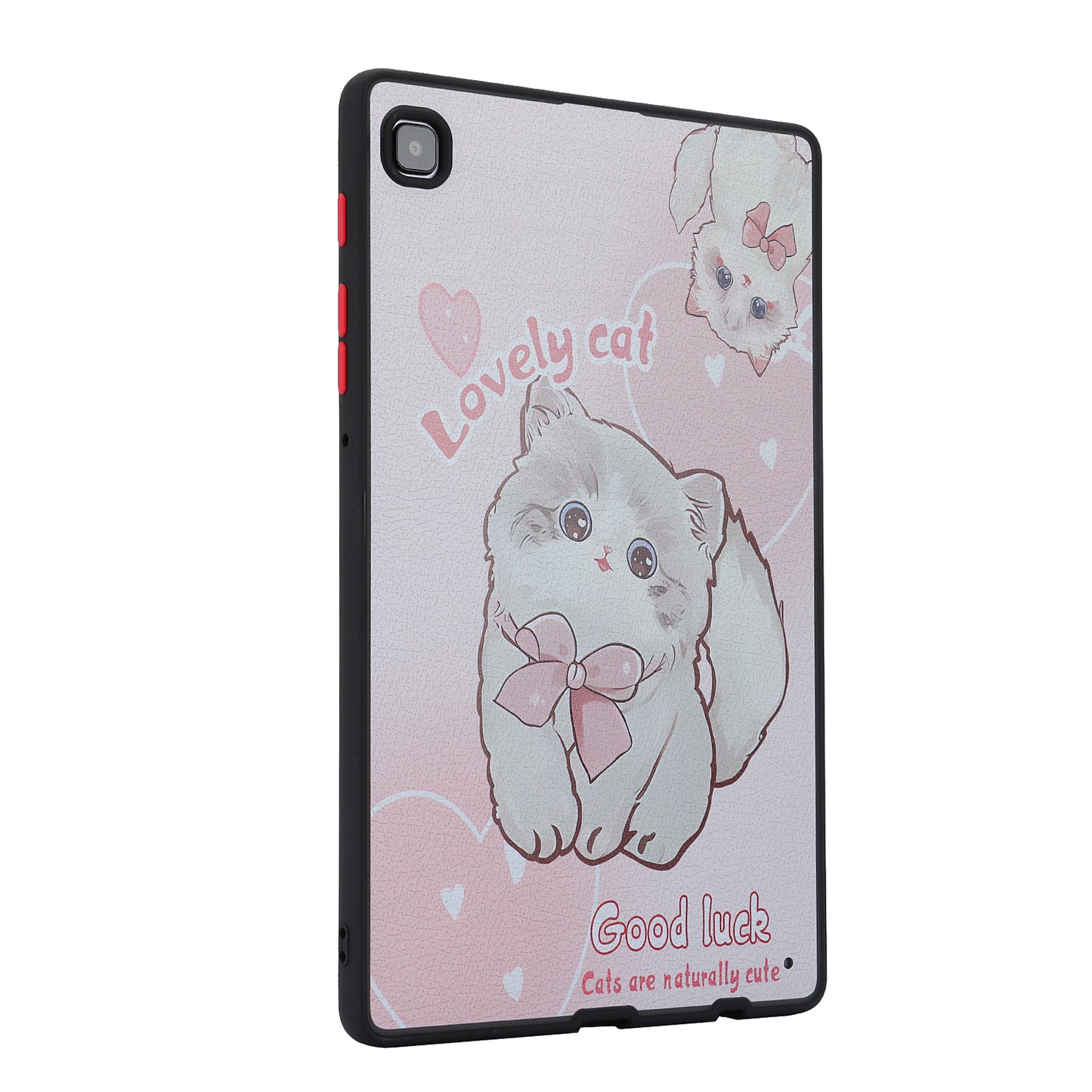 For Samsung Galaxy Tab A7 Lite 8.7-inch T225 T220 Tablet Case Skin-touch Pattern Printing PC+TPU Cover