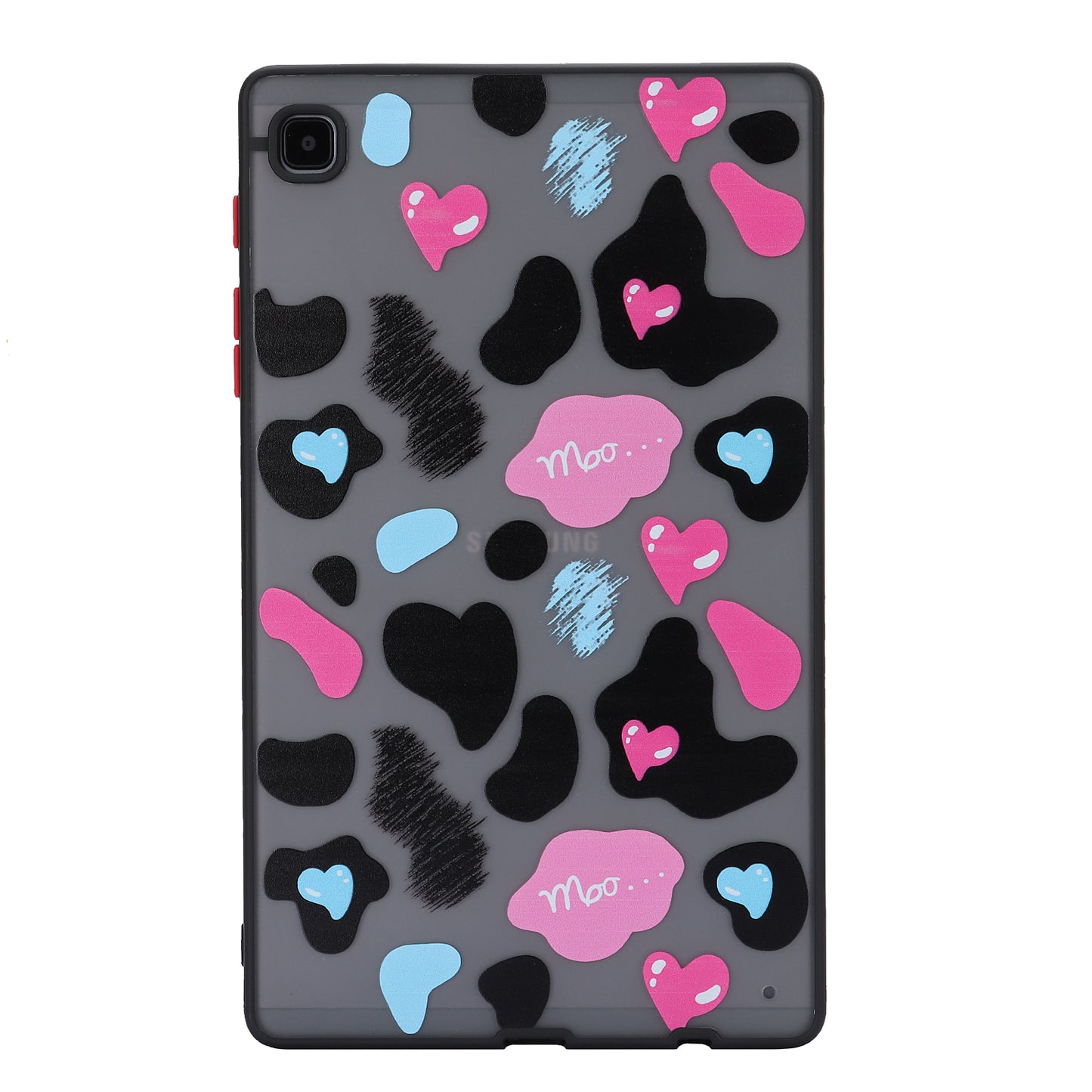 For Samsung Galaxy Tab A7 Lite 8.7-inch T225 T220 Tablet Case Skin-touch Pattern Printing PC+TPU Cover