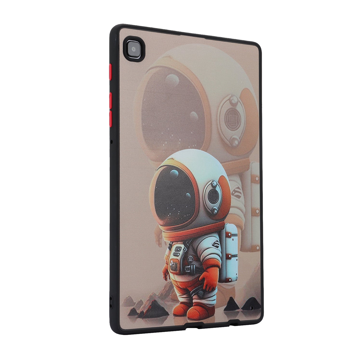 For Samsung Galaxy Tab A7 Lite 8.7-inch T225 T220 Tablet Case Skin-touch Pattern Printing PC+TPU Cover