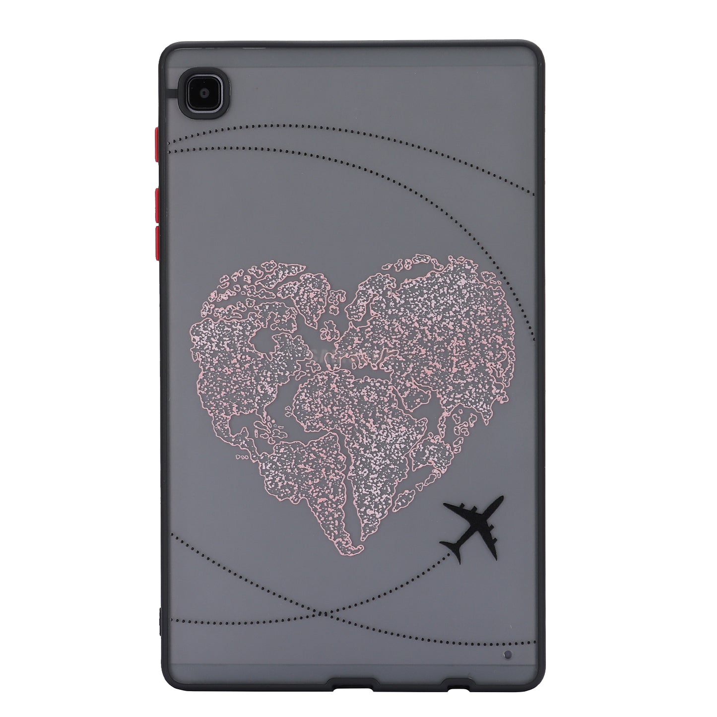 For Samsung Galaxy Tab A7 Lite 8.7-inch T225 T220 Tablet Case Skin-touch Pattern Printing PC+TPU Cover