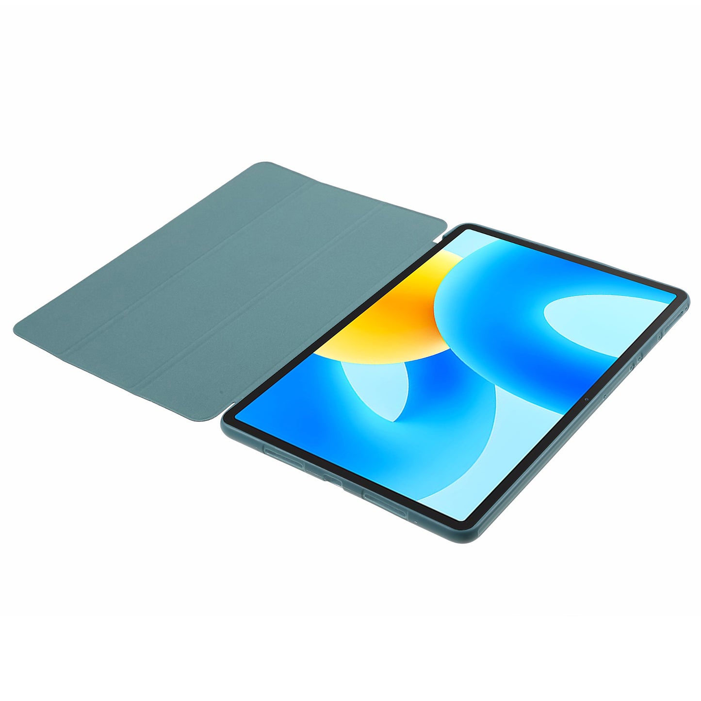 For Huawei MatePad 11.5 PU Leather + Silicone Shockproof Cover Anti-Drop Tri-Fold Stand Tablet Case