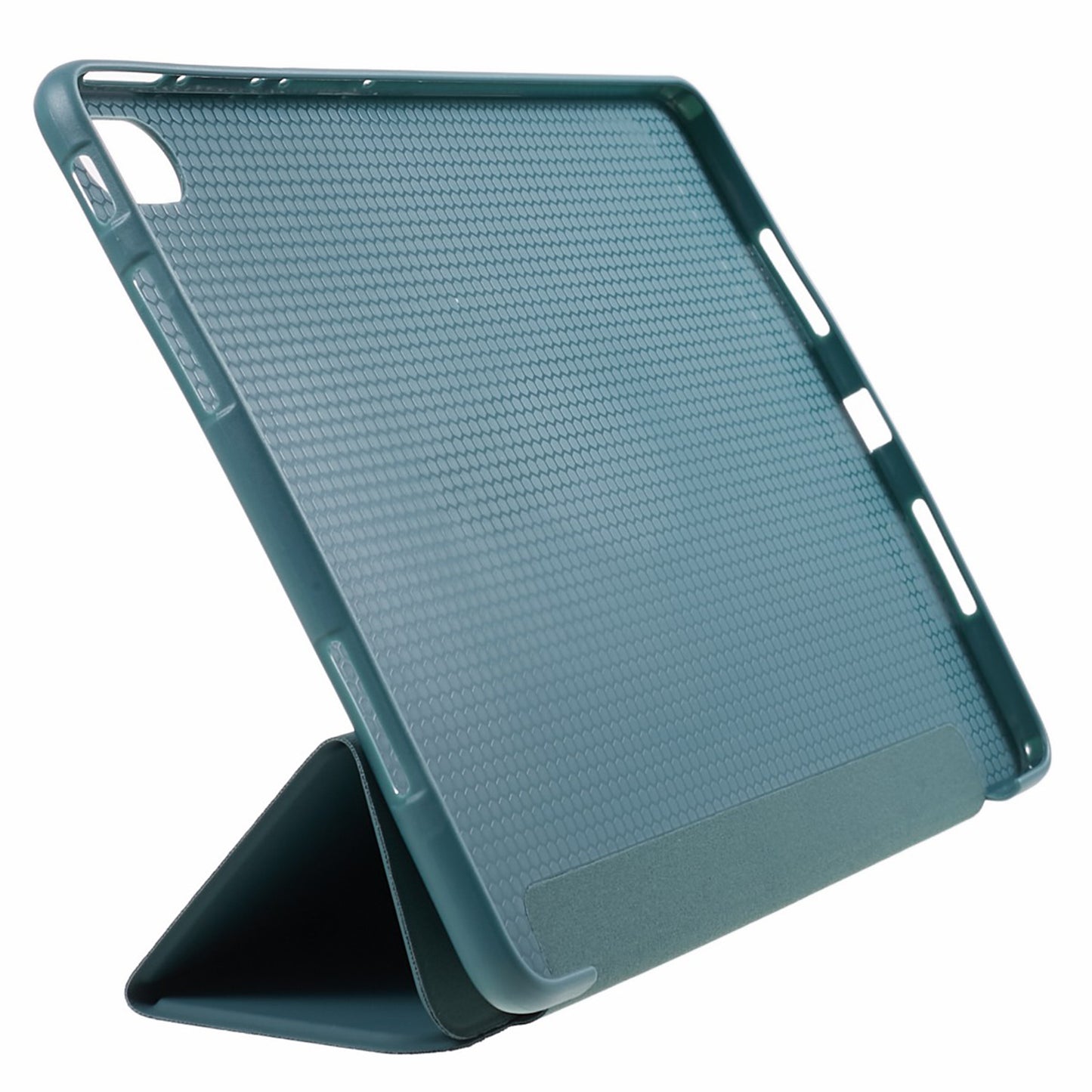 For Huawei MatePad 11.5 PU Leather + Silicone Shockproof Cover Anti-Drop Tri-Fold Stand Tablet Case
