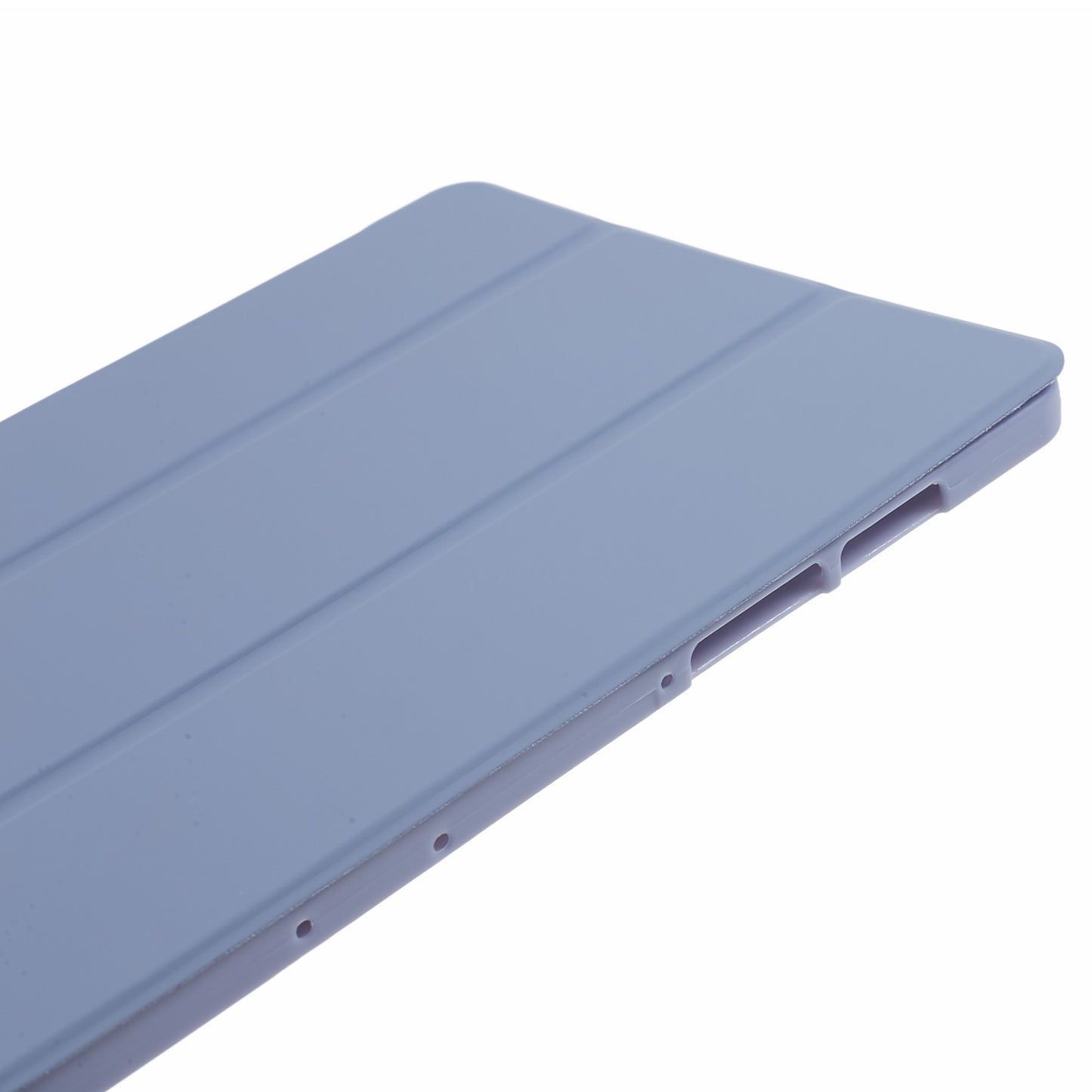 For Samsung Galaxy Tab S9 PU+Matte TPU Tablet Case Anti-Drop Protective Cover with Tri-Fold Stand