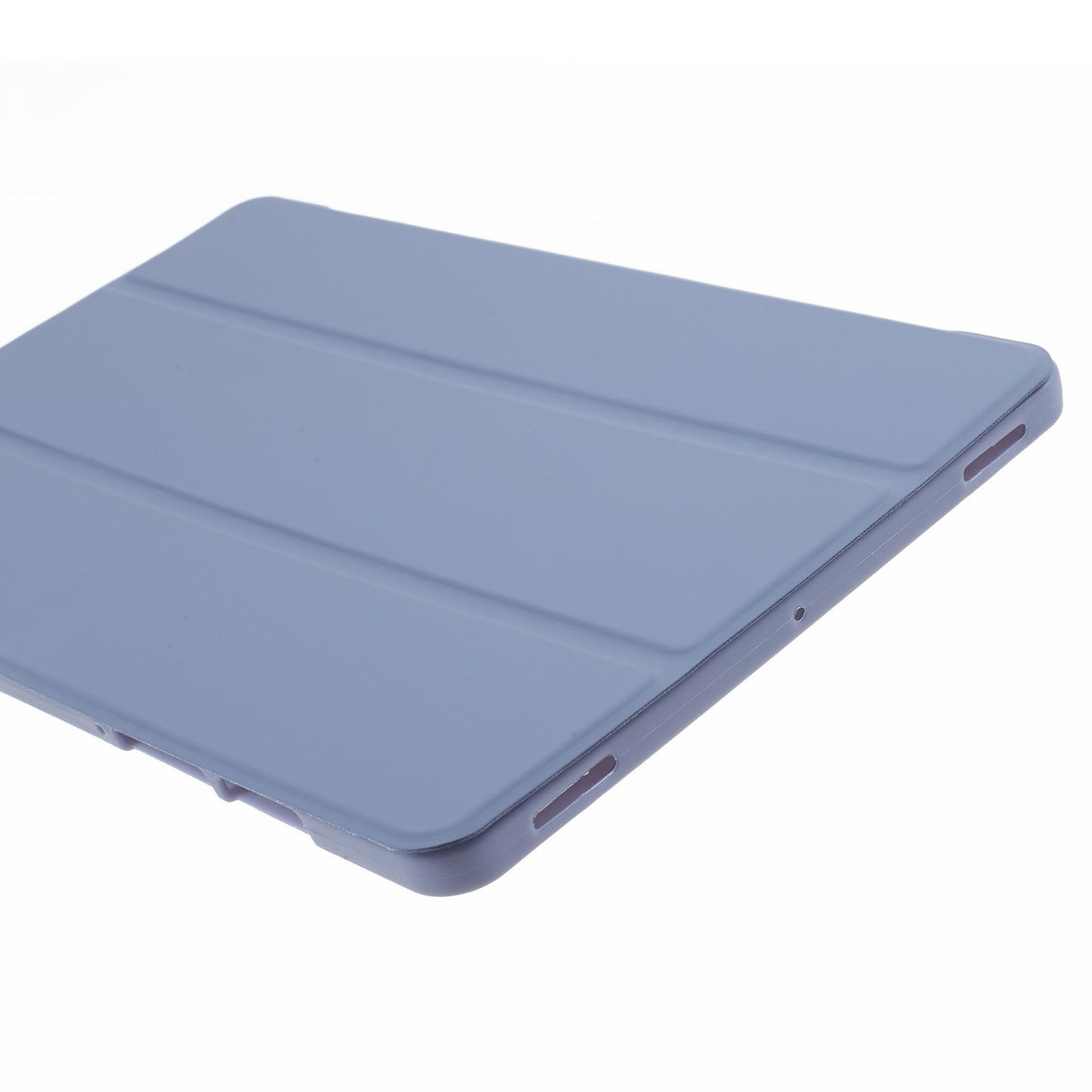 For Samsung Galaxy Tab S9 PU+Matte TPU Tablet Case Anti-Drop Protective Cover with Tri-Fold Stand